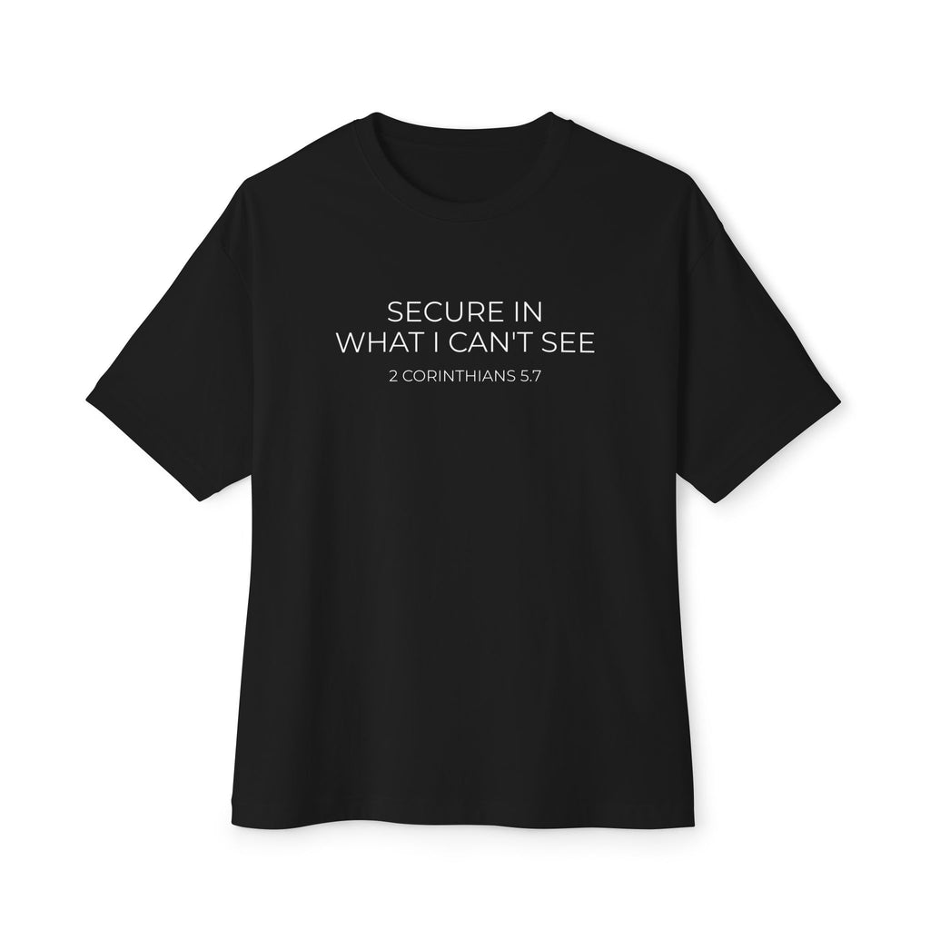 Secure In What I Can't See - Cross - Box Tee