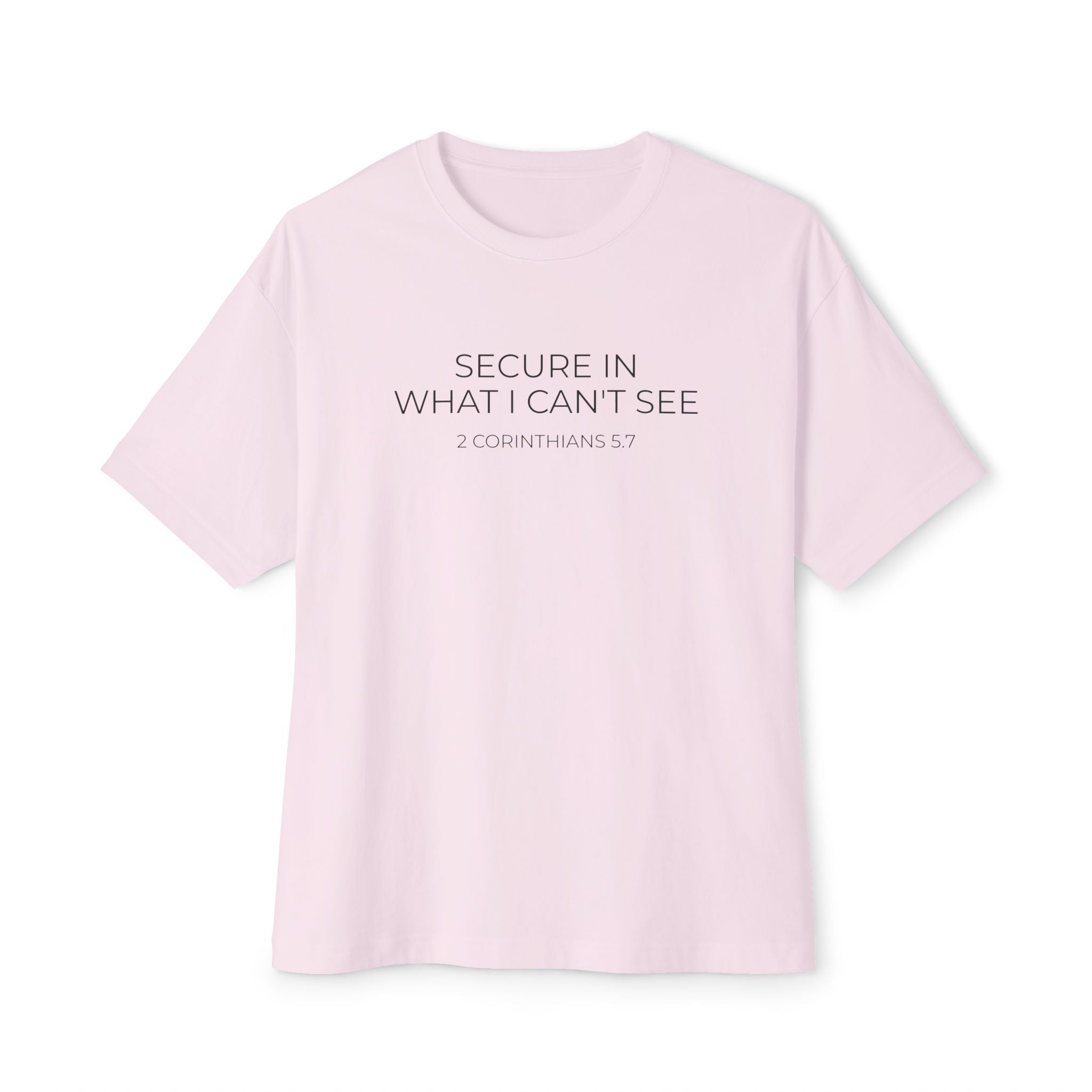 Secure In What I Can't See - Cross - Box Tee